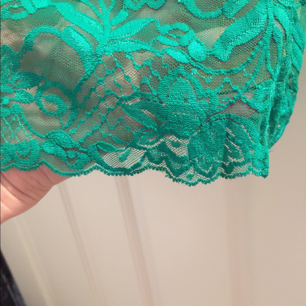 Bebe One shoulder stretch lace dress - Picture 7 of 8